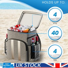 Picnic Cool Bag Hamper Backpack Family Size Cooler Bottle Holder Carrier