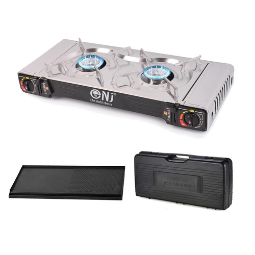 Portable double burner gas - double,