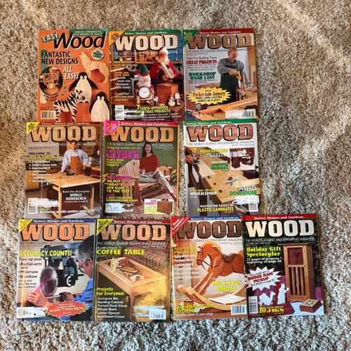 Vintage wood magazine lot - wood,