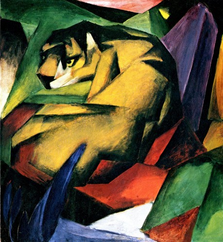Franz marc tiger version 1 - -,