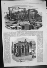 Original Old Antique Print