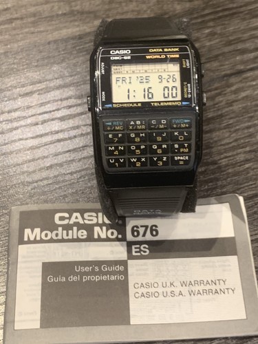 Casio data bank - data, world