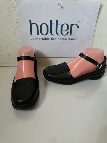 Hotter cassia black leather - hotter,