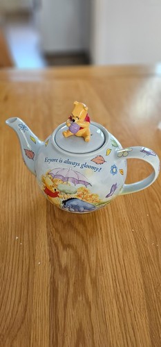 Winnie the pooh blue teapot