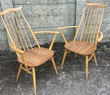FINE RETRO  ERCOL  GOLDSMITH ARMCHAIR VERY CLEAN CONDITION  WE DELIVER