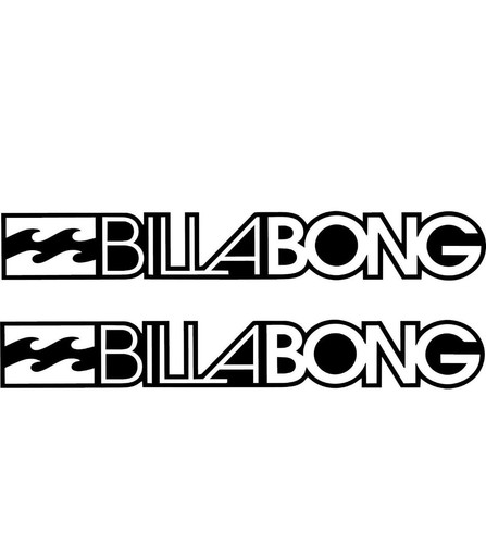 2x10 billabong logo car - 2x10”,