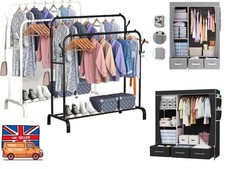 Heavy Duty Double Clothes Rail