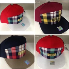 5 Panel check caps, retro