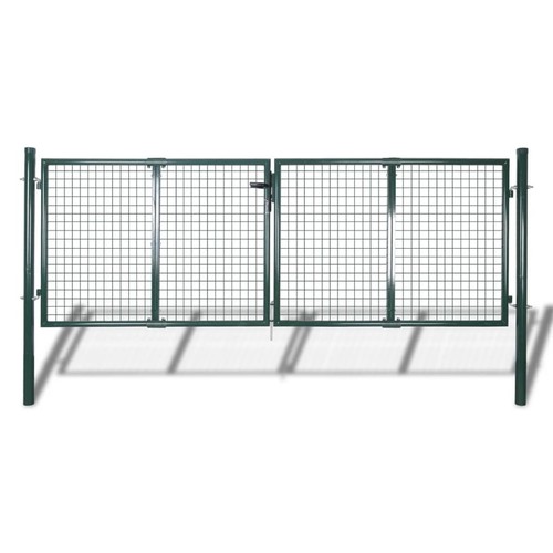Steel mesh garden gate - steel,