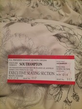 Liverpool v Southampton 30/10/1993  Ticket .