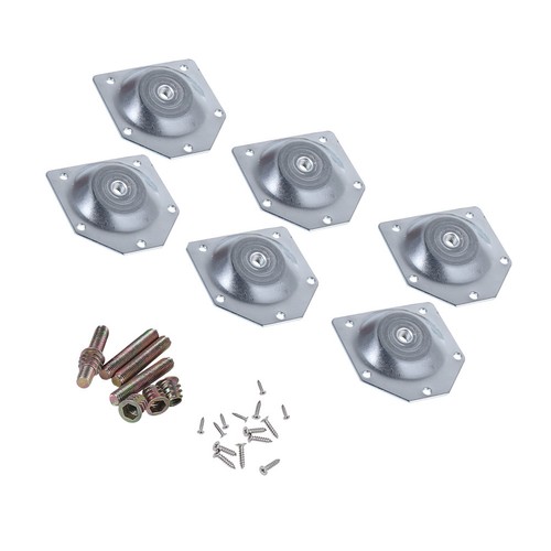 6pcs durable silver bevel iron - durable,