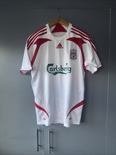 Liverpool FC Away Shirt 2006/07 Adidas Carlsberg Mens XL Gerrard (8)