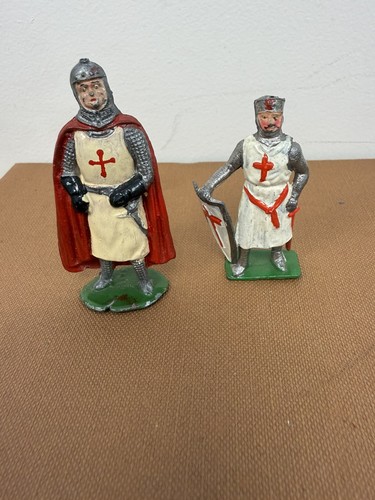 Vintage lead knights crusaders - vintage,