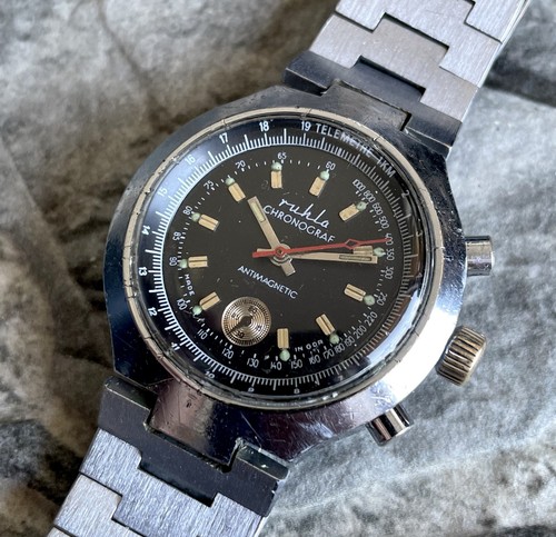 Vintage ruhla chronograf - vintage,