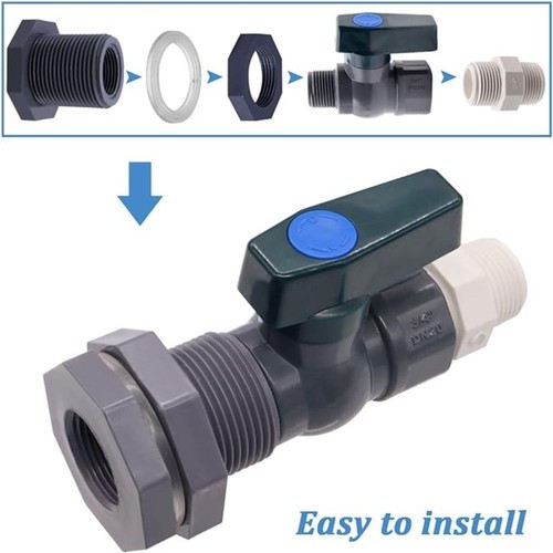 1set pvc rain barrel diverter - 1set,