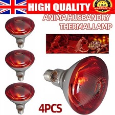 4x INFRA RED HEAT BULB LAMP