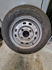CARAVAN WHEEL 13" BRAND NEW CONTINENTAL 165 70 13 TYRE COLLECTION ONLY
