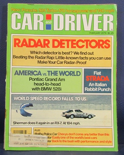 Car and driver magazine feb - car,