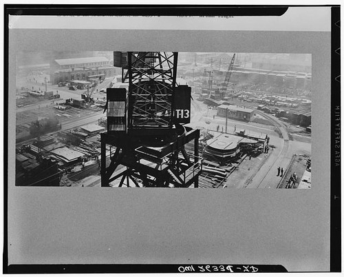 Photo 1940s shipyard crane - photo:1940s,