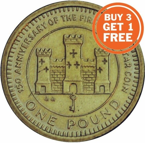 Gibraltar one pound - gibraltar, coins