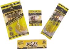 King Palm x POPz | Banana Cream Bundle |  7 Pre Rolls, 3 Popz Cones & 2 Tips