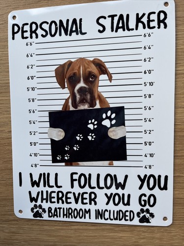 Red boxer plaque personal - red,