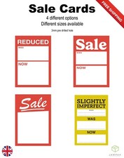 SALE CARDS SWING TAGS CARD
