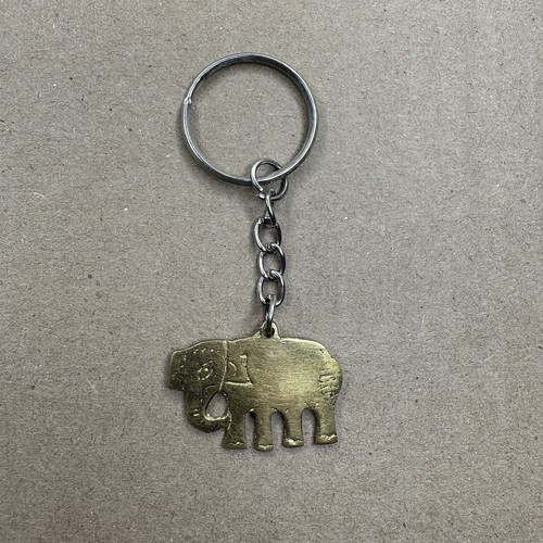 Elephant charm keychain - elephant,