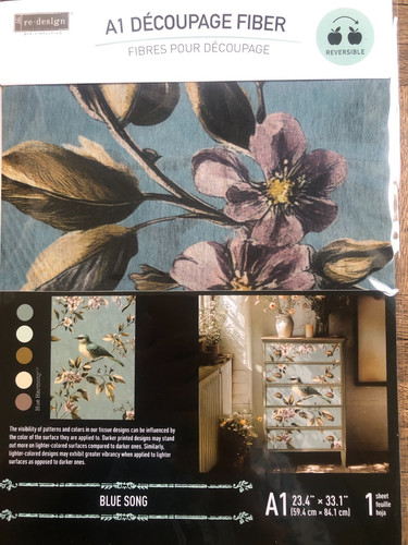 Blue song design with prima - blue,