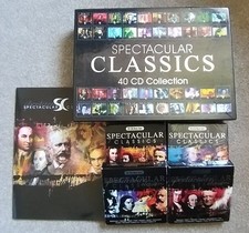 Spectacular Classics 40-Disc CD Collection Box Set Classical Music Bach - Wagner