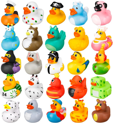 Pack rubber ducks novelty - rubber,