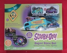 2013 Scooby Doo Super Race Set Slot Car Track Tested Working Very Good Condition