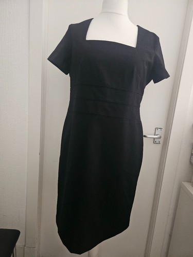 Simon jersey square neck black - square,
