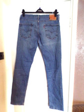 levi blue 511 blue stretch jeans waist 34 inside leg 34 good cond