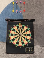 Magnetic Double Sided Dart Board With 11 Darts
