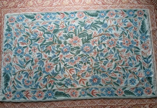 Antique hand made crewel - antique,