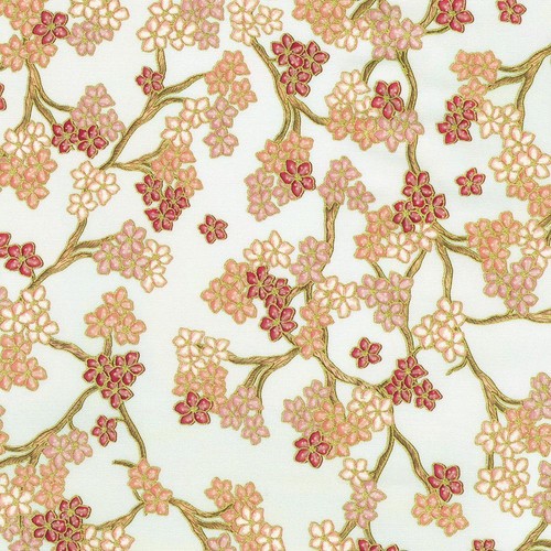 Graceful cranes cotton fabric - cranes,