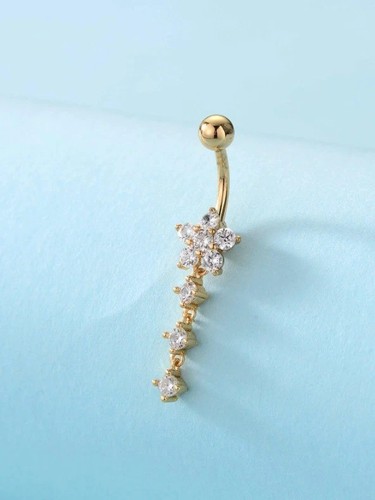 Belly bars button piercing - piercing, bar