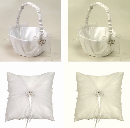 Flower girl basket ring pillow - flower,