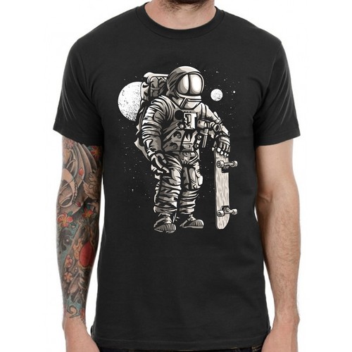 Astronaut skater shirt - t,