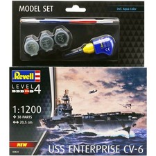 Revell 1/1200 USS Enterprise CV 6 Aircraft Carrier Model Kit