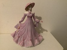 COALPORT  CLASSIC ELEGANCE “MANY HAPPY RETURNS” FIGURINE EX CON 8.5”TALL J.GLYNN