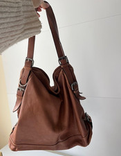 BODEN Brown Leather Slouchy