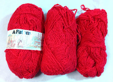 Red wool Yarn 6445 Approx