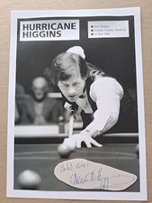 ALEX HIGGINS SNOOKER LEGEND
