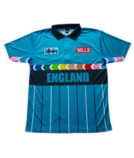 England cricket 1996 ODI world cup retro vintage memorabilia polo shirt