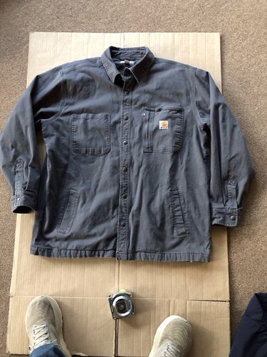 Carhartt flannel lined canvas - flannel,