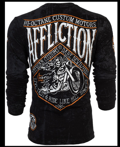 Affliction black side car - $78,