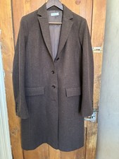 Nicole Farhi Wool Coat Brown