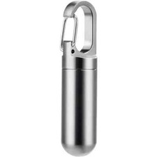 Pill box keychain portable - pill,